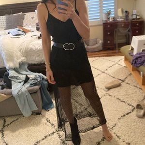 Vintage Festival Slip dress black